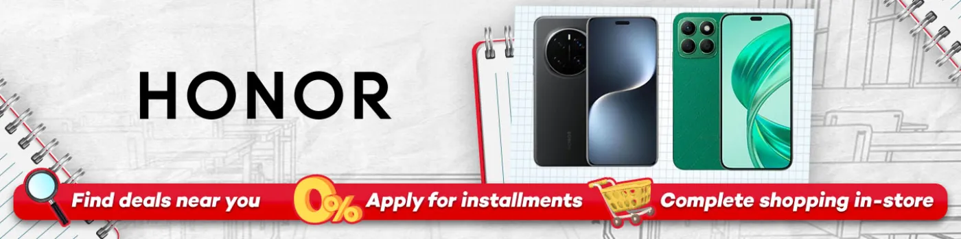 Banner showing Honor Mobile Phones