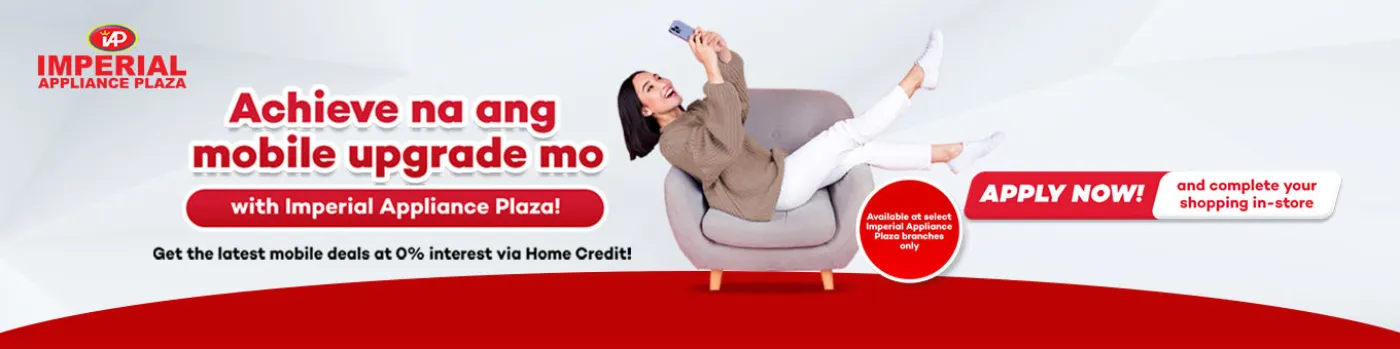 banner showing imperial appliance plaza mobile upgrade deals at shoppingmall