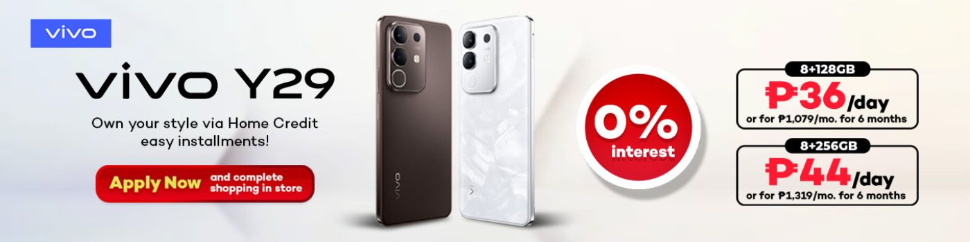 banner showing Vivo Y29 deals at imperial appliance plaza at shoppingmall