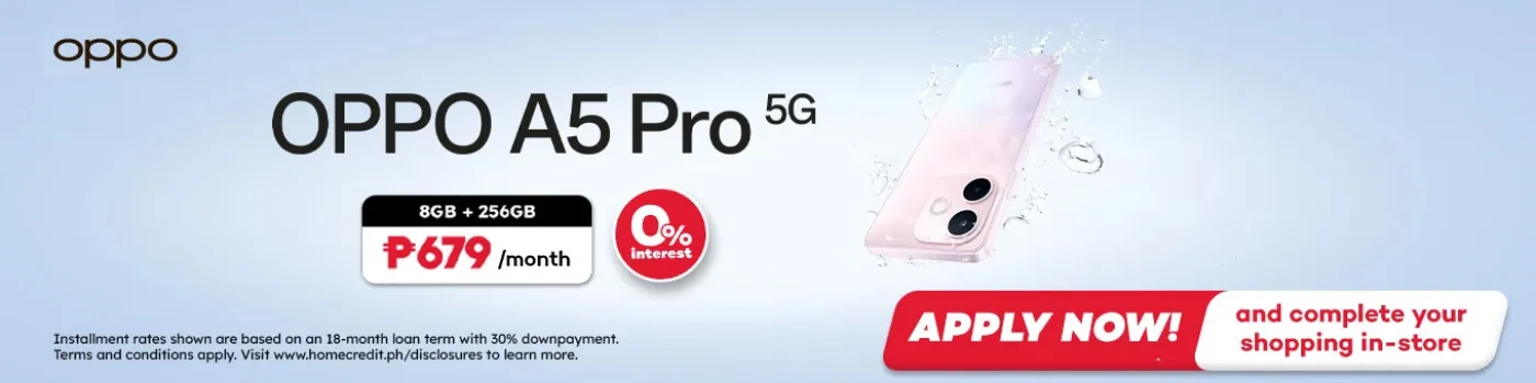 Banner showing Oppo Reno 13 at shoppingmall