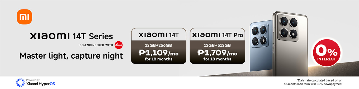 Banner showing Xiaomi 14T available at shoppingmall.